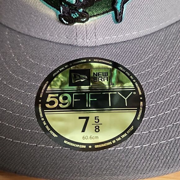 New Era 59Fifty Boston Celtics Fitted Hat Cap Stone Pack Gray Seafoam NWT - Picture 11 of 11